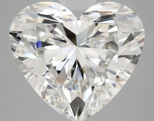 Lab-Grown Heart Diamond - 4.86 Carats, F Color, VS2 Clarity - Certified by IGI - Report Number: LG717577631