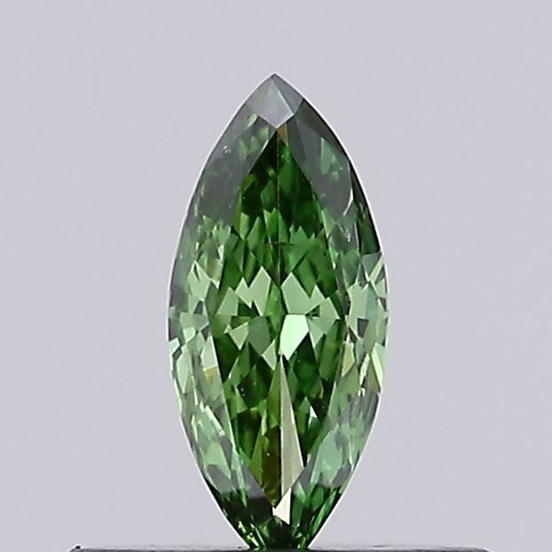 Marquise 0.18ct Fancy Vivid Green VS2 - Cut • IGI • LG660421455