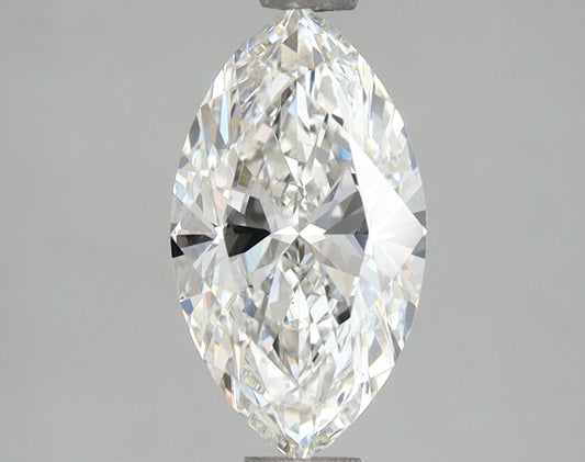 Lab-Grown Marquise Diamond - 1.55 Carats, Fancy Vivid Pink Color, VVS2 Clarity - Certified by IGI - Report Number: LG670472977