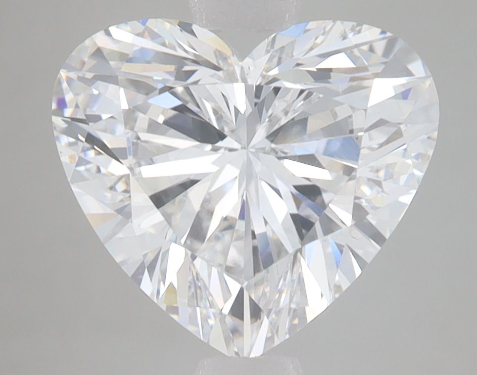 Lab-Grown Heart Diamond - 3.52 Carats, D Color, VS1 Clarity - Certified by IGI - Report Number: LG665451456