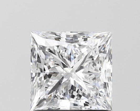 Lab-Grown Princess Diamond - 1.46 Carats, D Color, VVS2 Clarity - Certified by IGI - Report Number: LG689544942