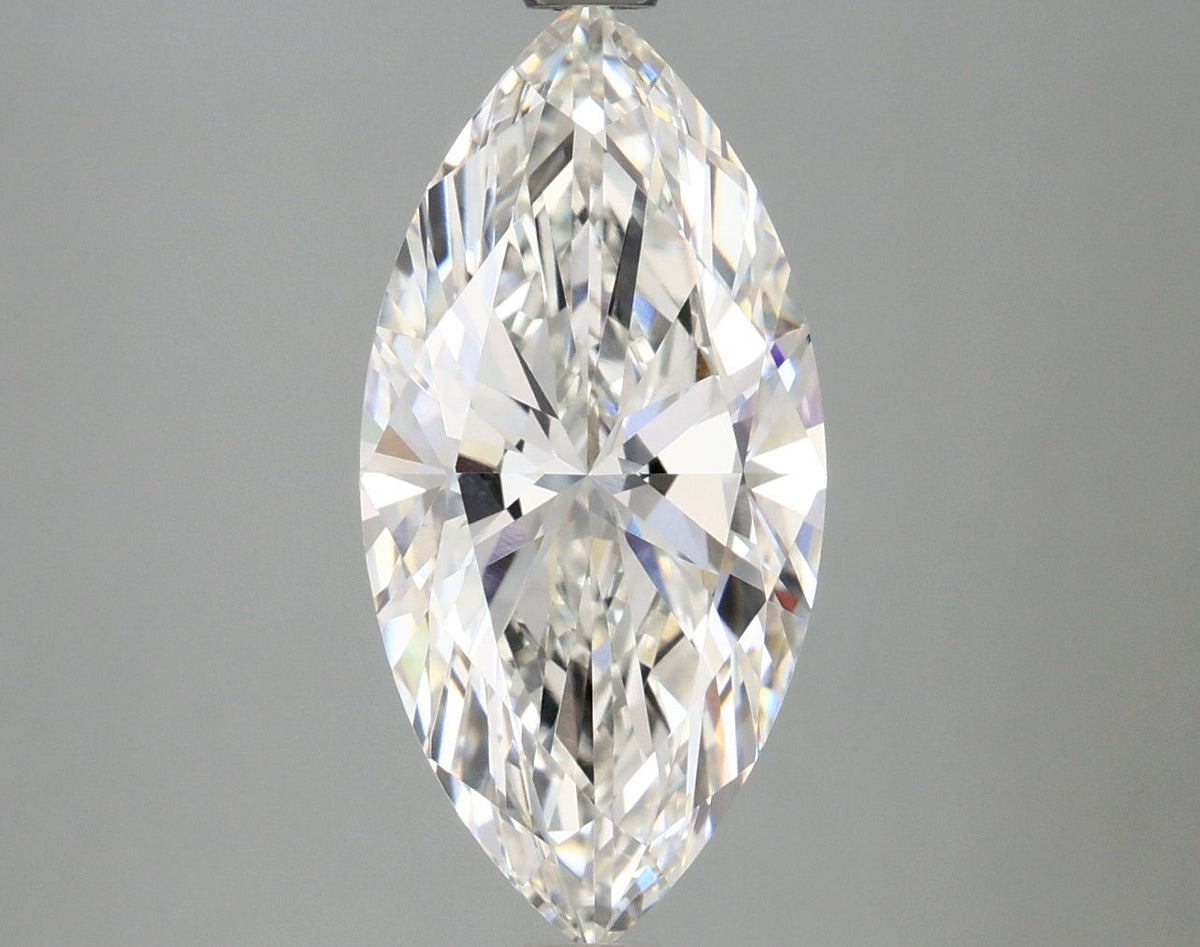 Lab-Grown Marquise Diamond - 3.03 Carats, F Color, VVS2 Clarity - Certified by IGI - Report Number: LG670431037