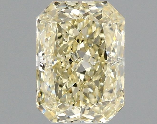 Lab-Grown Radiant Diamond - 1.47 Carats, Fancy Yellow Color, VVS2 Clarity - Certified by IGI - Report Number: LG663405766