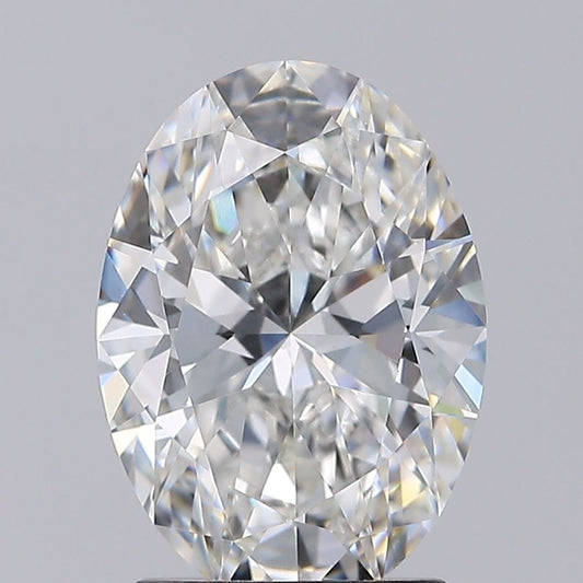 Lab-Grown Oval Diamond - 2.01 Carats, F Color, VVS2 Clarity - Certified by IGI - Report Number: LG710508316