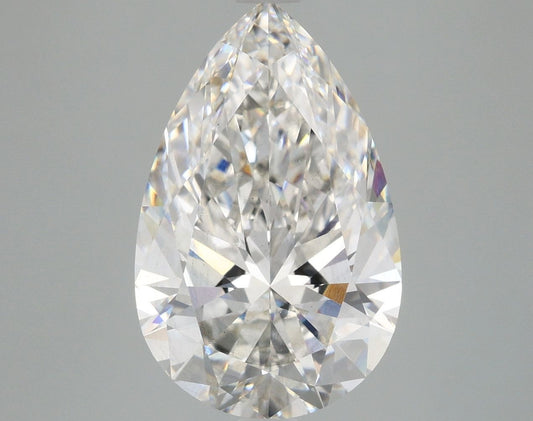 Lab-Grown Pear Diamond - 5.07 Carats, F Color, VS2 Clarity - Certified by IGI - Report Number: LG670430998
