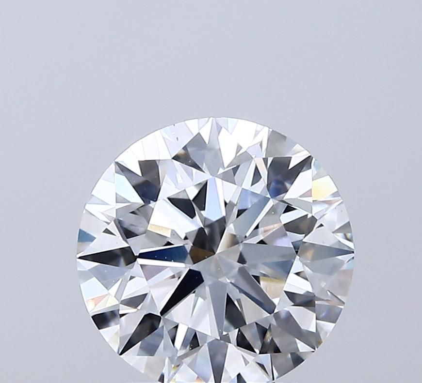Lab-Grown Round Diamond - 2.51 Carats, E Color, VS2 Clarity - Certified by IGI - Report Number: LG694548955
