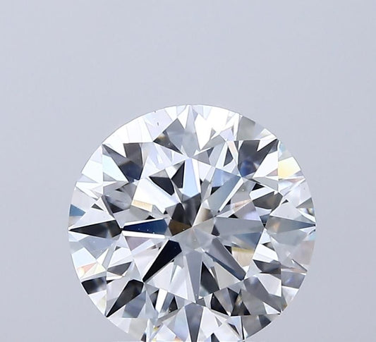 Lab-Grown Round Diamond - 2.51 Carats, E Color, VS2 Clarity - Certified by IGI - Report Number: LG694548955