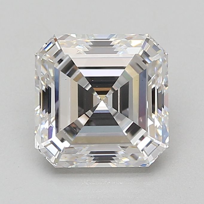 Lab-Grown Asscher Diamond - 3.01 Carats, D Color, VS1 Clarity - Certified by IGI - Report Number: LG674554006