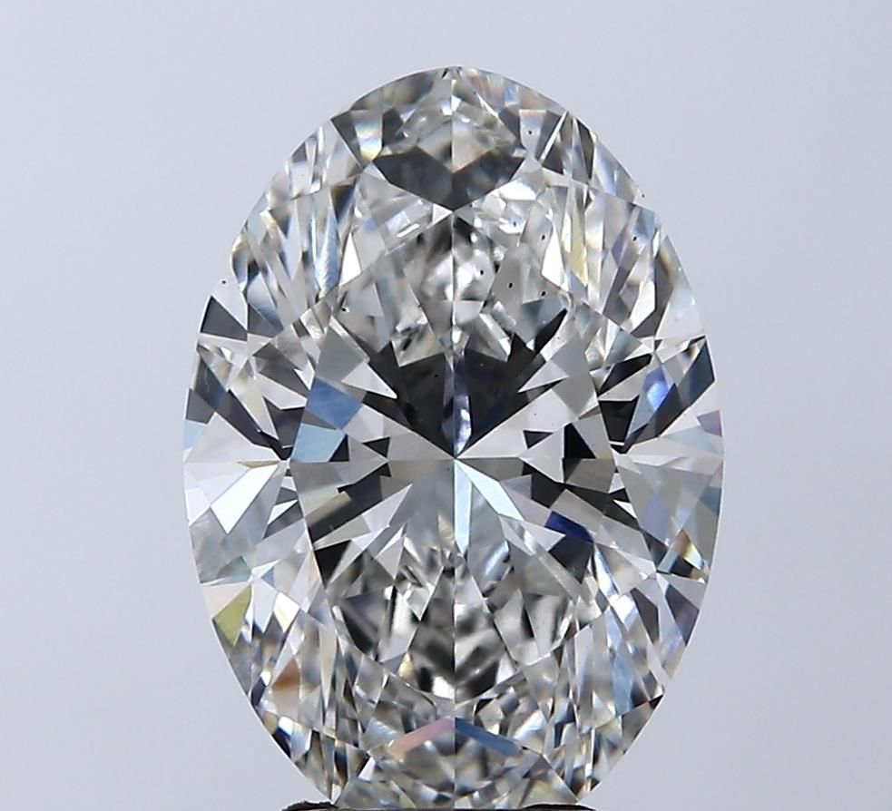 Lab-Grown Oval Diamond - 4.06 Carats, F Color, VS2 Clarity - Certified by IGI - Report Number: LG716506618