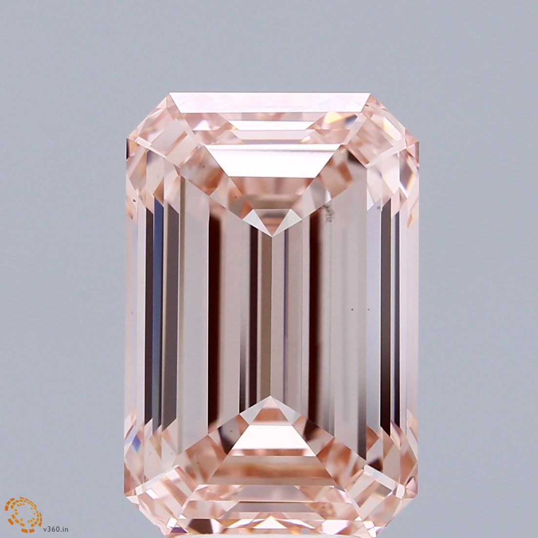 Lab-Grown Emerald Diamond - 8.02 Carats, Fancy Intense Pink Color, VS1 Clarity - Certified by IGI - Report Number: LG660445837