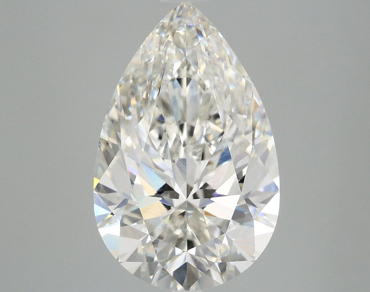 Lab-Grown Pear Diamond - 5.07 Carats, F Color, VS2 Clarity - Certified by IGI - Report Number: LG671473238