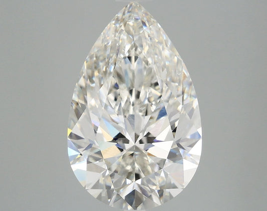 Lab-Grown Pear Diamond - 5.07 Carats, F Color, VS2 Clarity - Certified by IGI - Report Number: LG671473238