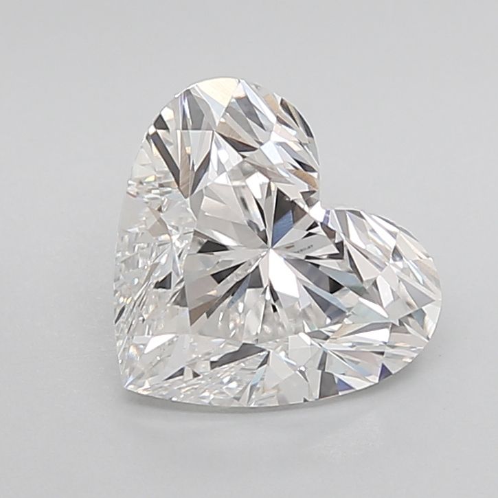 Lab-Grown Heart Diamond - 3.02 Carats, E Color, VVS2 Clarity - Certified by IGI - Report Number: LG650490162