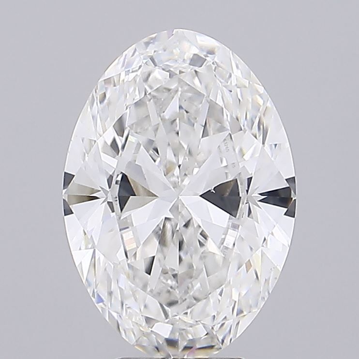 Lab-Grown Oval Diamond - 6.02 Carats, F Color, VS1 Clarity - Certified by IGI - Report Number: LG680563265