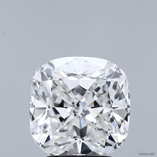 Lab-Grown Cushion Diamond - 3.01 Carats, F Color, VS1 Clarity - Certified by IGI - Report Number: LG683589939