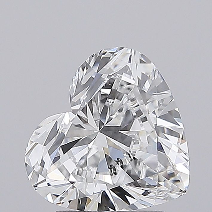 Lab-Grown Heart Diamond - 2.5 Carats, E Color, VS1 Clarity - Certified by IGI - Report Number: LG687531731