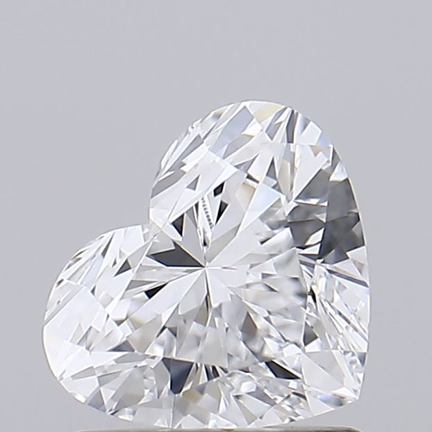 Lab-Grown Heart Diamond - 0.97 Carats, D Color, VS1 Clarity - Certified by IGI - Report Number: LG689522760