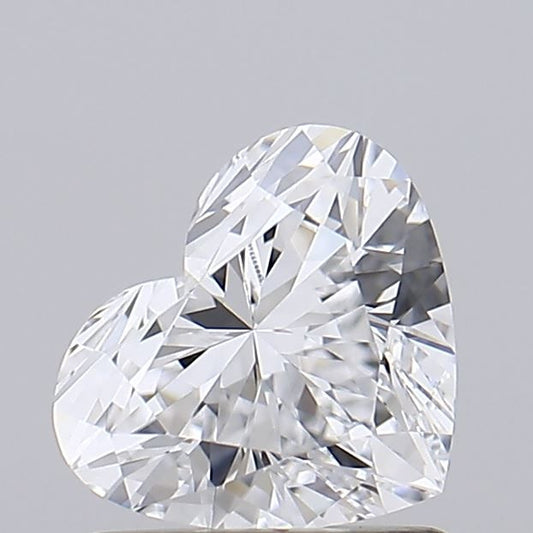 Lab-Grown Heart Diamond - 0.97 Carats, D Color, VS1 Clarity - Certified by IGI - Report Number: LG689522760