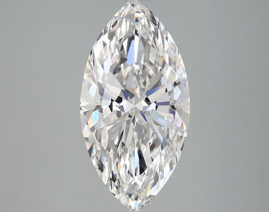 Lab-Grown Marquise Diamond - 2.99 Carats, E Color, VS2 Clarity - Certified by IGI - Report Number: LG671406970