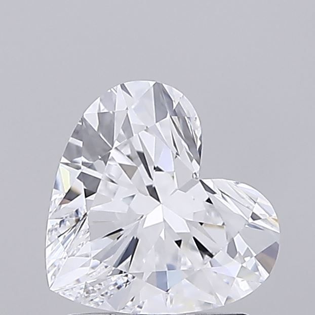 Lab-Grown Heart Diamond - 1.46 Carats, D Color, VVS2 Clarity - Certified by IGI - Report Number: LG657463771