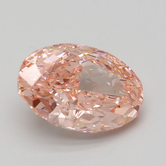 Lab-Grown Oval Diamond - 7.02 Carats, Fancy Vivid Pink Color, VS1 Clarity - Certified by IGI - Report Number: LG690502819