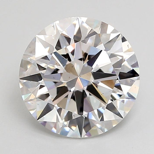 Lab-Grown Round Diamond - 3.01 Carats, E Color, VS2 Clarity - Certified by IGI - Report Number: LG706576659
