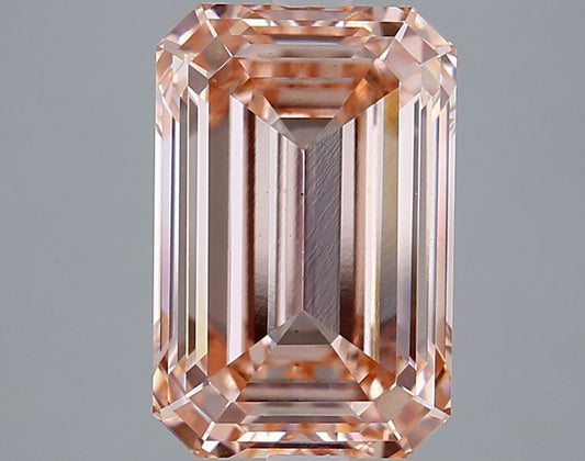 Lab-Grown Emerald Diamond - 5.0 Carats, Fancy Intense Pink Color, VS1 Clarity - Certified by IGI - Report Number: LG660417037