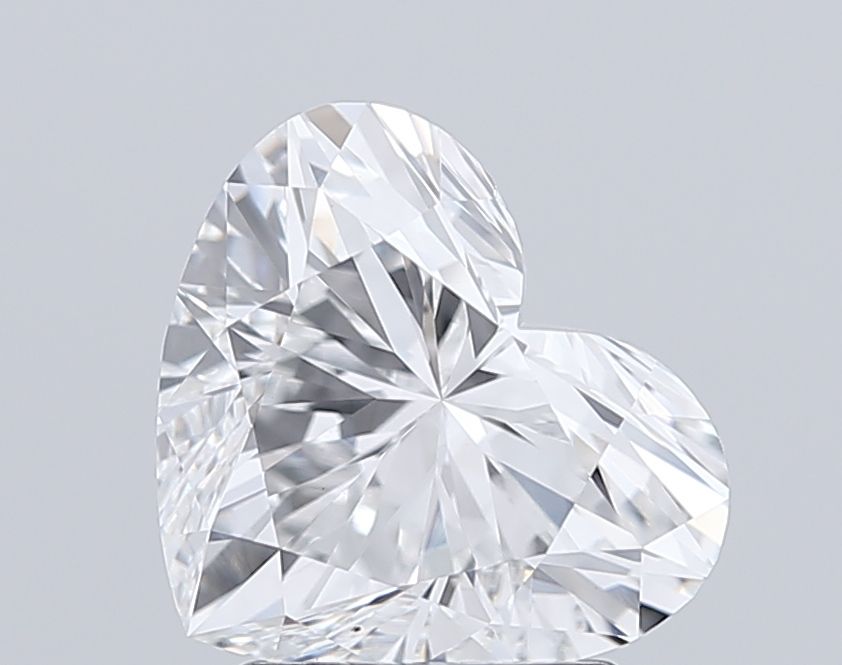 Lab-Grown Heart Diamond - 2.52 Carats, E Color, VS1 Clarity - Certified by IGI - Report Number: LG696517287