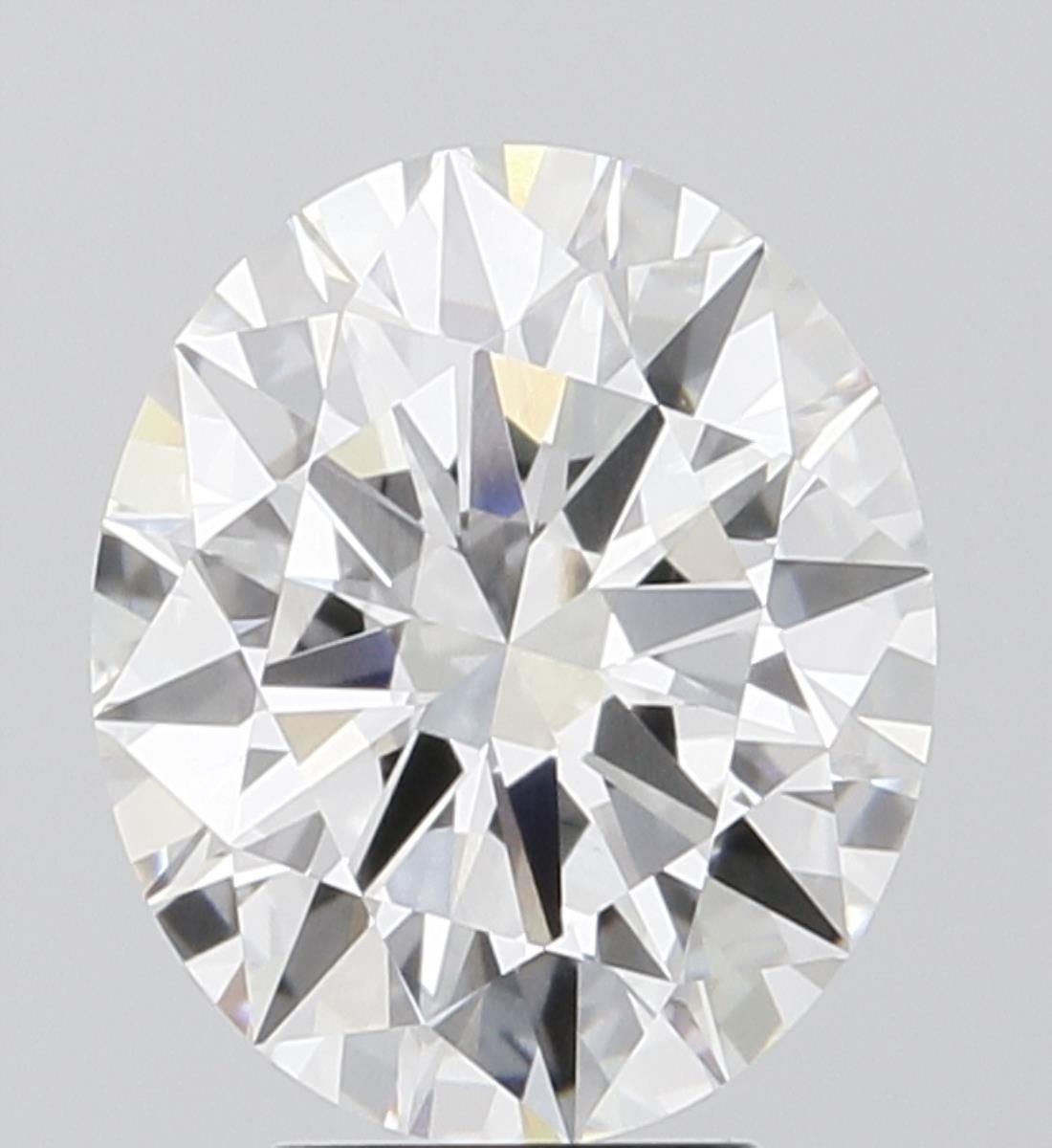 Lab-Grown Round Diamond - 3.09 Carats, E Color, VVS2 Clarity - Certified by IGI - Report Number: LG691569399