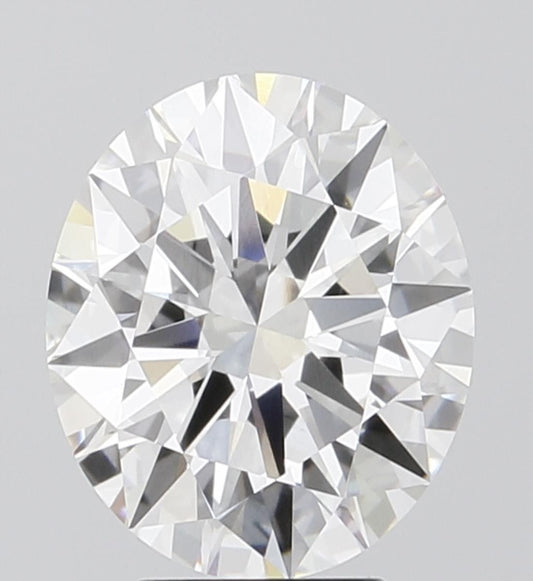 Lab-Grown Round Diamond - 3.09 Carats, E Color, VVS2 Clarity - Certified by IGI - Report Number: LG691569399