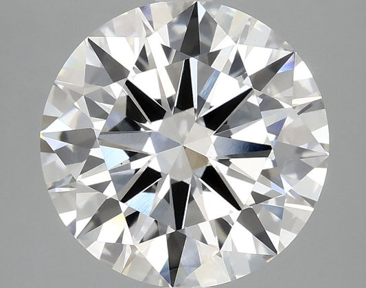 Lab-Grown Round Diamond - 3.95 Carats, F Color, VS1 Clarity - Certified by IGI - Report Number: LG699501167