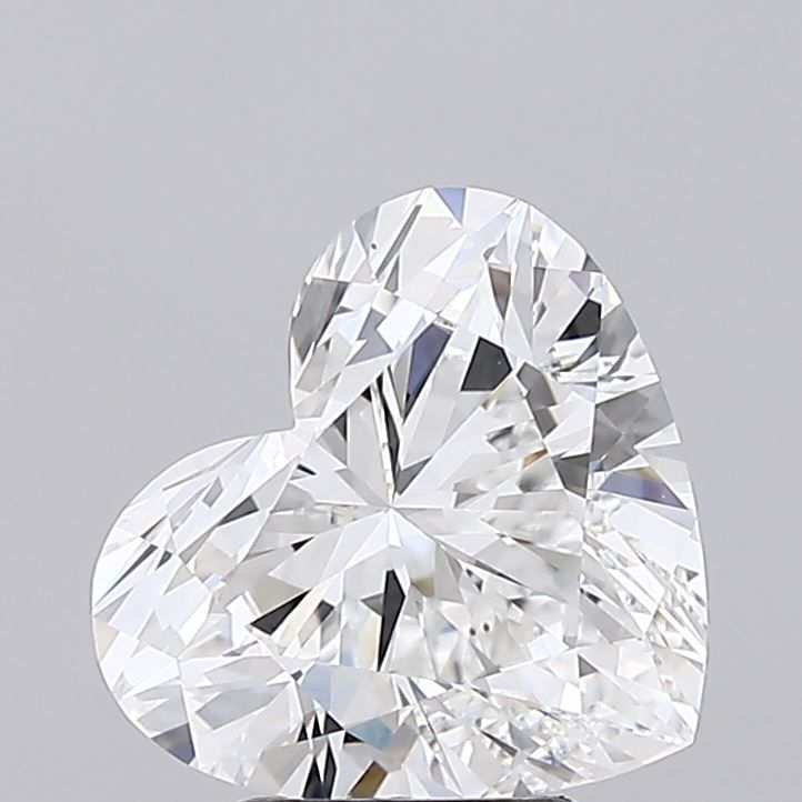 Lab-Grown Heart Diamond - 3.58 Carats, E Color, VVS2 Clarity - Certified by IGI - Report Number: LG717561393