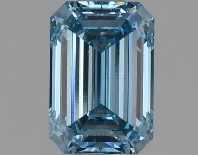 Lab-Grown Emerald Diamond - 1.14 Carats, Fancy Vivid Blue Color, VS1 Clarity - Certified by IGI - Report Number: LG629474997
