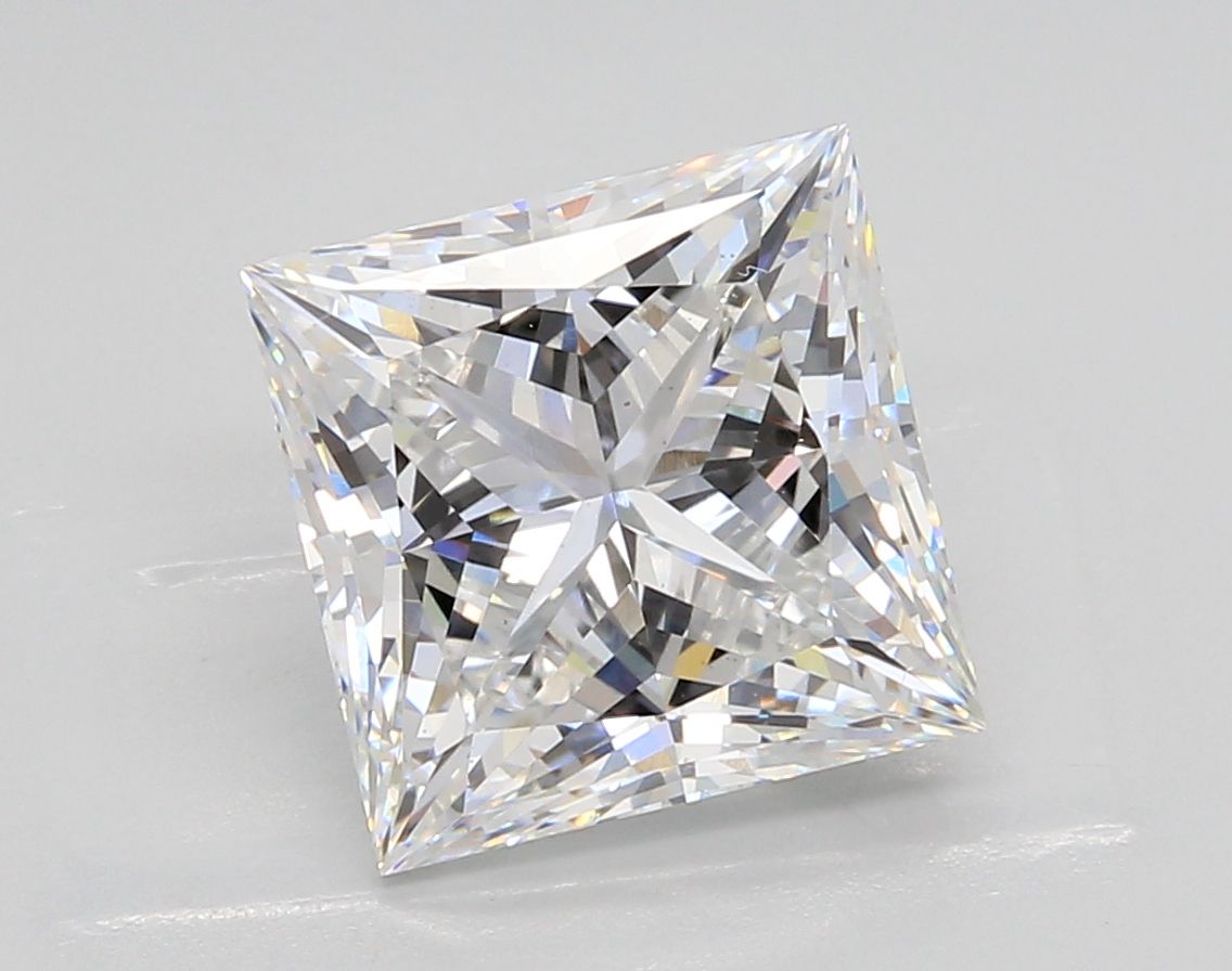 Lab-Grown Princess Diamond - 4.54 Carats, E Color, VS1 Clarity - Certified by IGI - Report Number: LG643417085