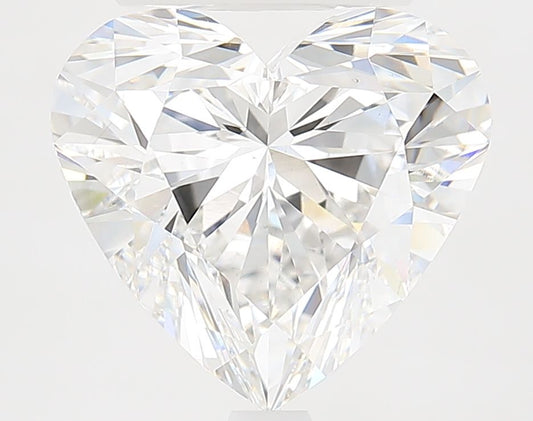 Lab-Grown Heart Diamond - 4.61 Carats, F Color, VS1 Clarity - Certified by IGI - Report Number: LG615350722
