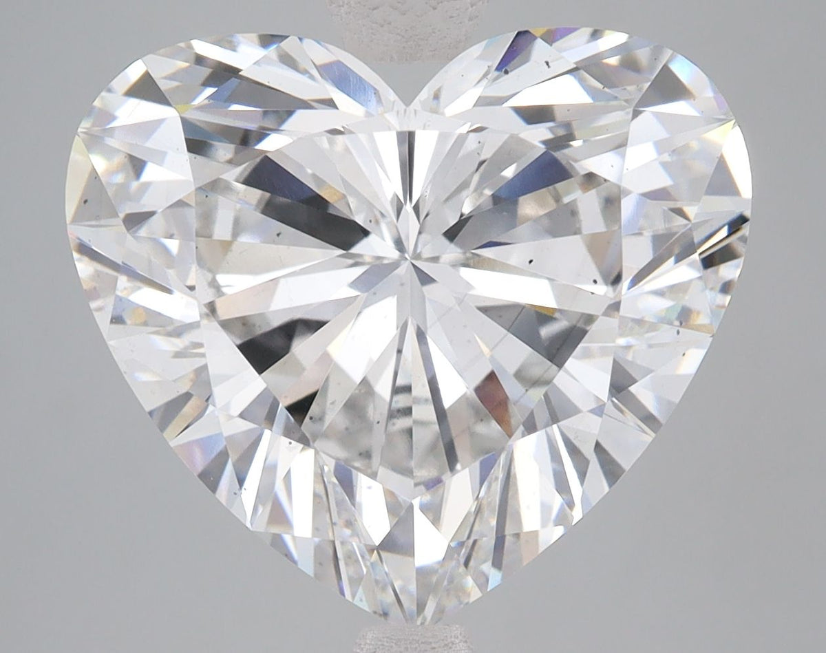 Lab-Grown Heart Diamond - 7.66 Carats, E Color, VS2 Clarity - Certified by IGI - Report Number: LG633447408