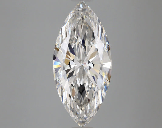 Lab-Grown Marquise Diamond - 4.04 Carats, F Color, VS2 Clarity - Certified by IGI - Report Number: LG630445548