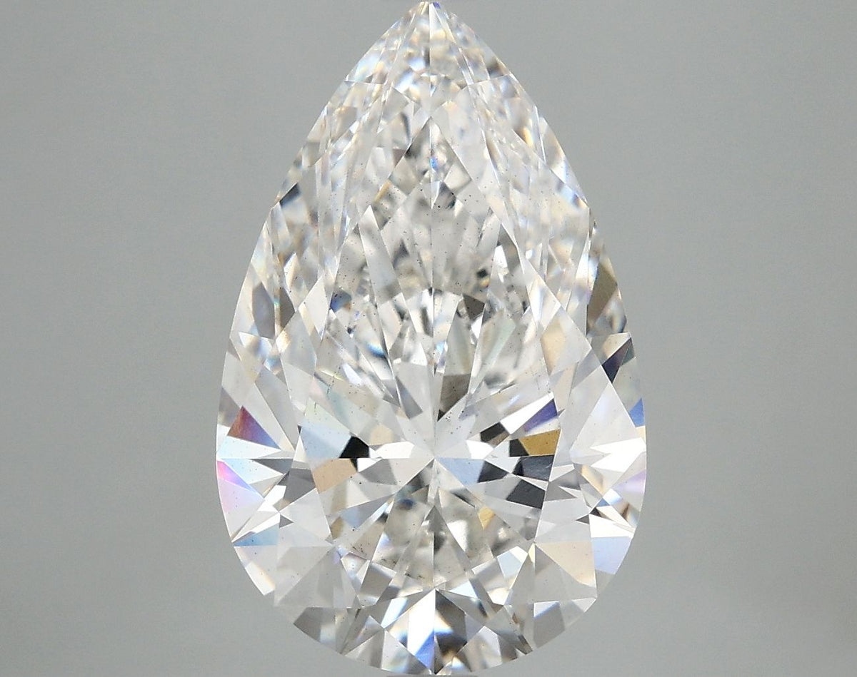 Lab-Grown Pear Diamond - 5.08 Carats, F Color, VS2 Clarity - Certified by IGI - Report Number: LG671412801