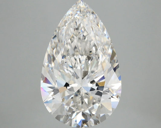Lab-Grown Pear Diamond - 5.08 Carats, F Color, VS2 Clarity - Certified by IGI - Report Number: LG671412801