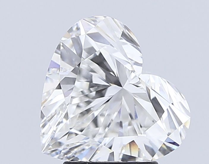 Lab-Grown Heart Diamond - 3.02 Carats, E Color, VVS2 Clarity - Certified by IGI - Report Number: LG644474316