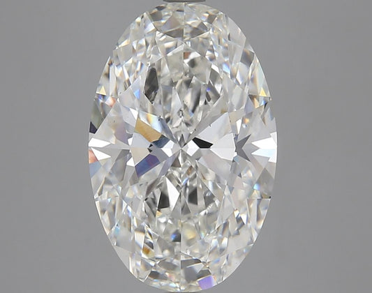 Lab-Grown Oval Diamond - 5.01 Carats, F Color, VS2 Clarity - Certified by IGI - Report Number: LG600318866