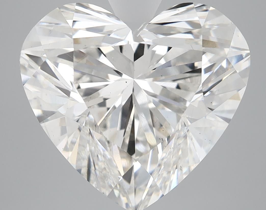 Lab-Grown Heart Diamond - 6.18 Carats, F Color, VS2 Clarity - Certified by IGI - Report Number: LG581329684