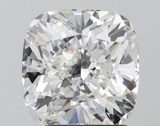 Lab-Grown Cushion Diamond - 3.01 Carats, F Color, VS1 Clarity - Certified by IGI - Report Number: LG680505404