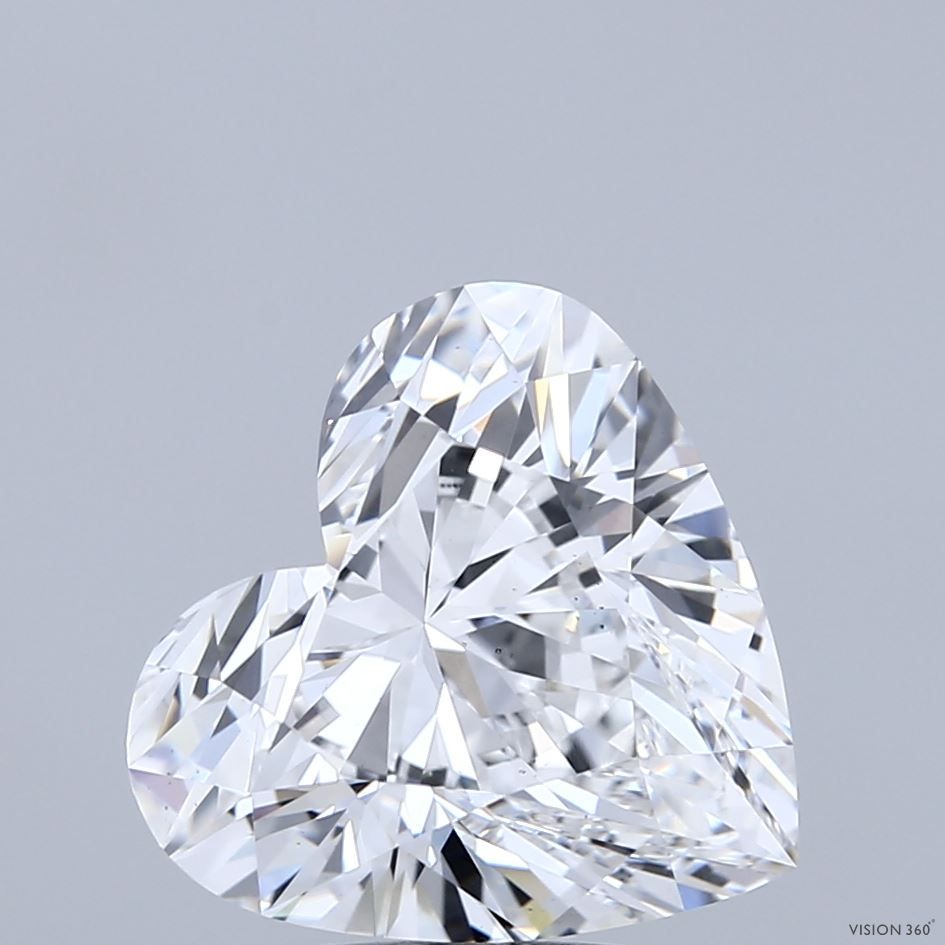 Lab-Grown Heart Diamond - 4.03 Carats, E Color, VS2 Clarity - Certified by IGI - Report Number: LG693535506