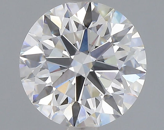 Lab-Grown Round Diamond - 2.02 Carats, F Color, VVS2 Clarity - Certified by IGI - Report Number: LG685597881