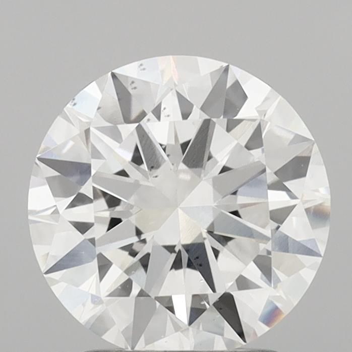 Lab-Grown Round Diamond - 2.01 Carats, F Color, VS2 Clarity - Certified by IGI - Report Number: LG680589751
