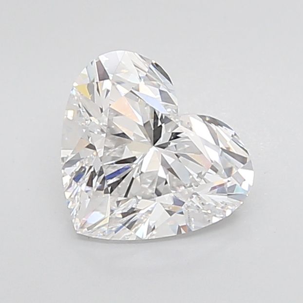 Lab-Grown Heart Diamond - 2.52 Carats, D Color, VVS2 Clarity - Certified by IGI - Report Number: LG651439535