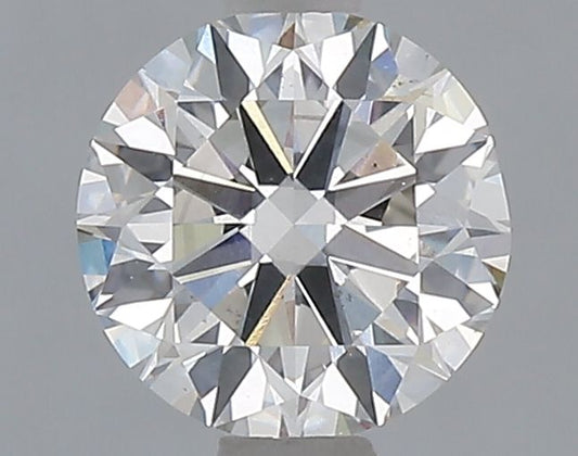 Lab-Grown Round Diamond - 1.01 Carats, Fancy Vivid Blue Color, VS2 Clarity - Certified by IGI - Report Number: LG675576507