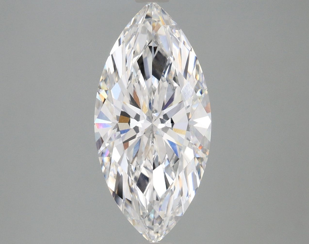 Lab-Grown Marquise Diamond - 2.58 Carats, E Color, VVS2 Clarity - Certified by IGI - Report Number: LG668409437