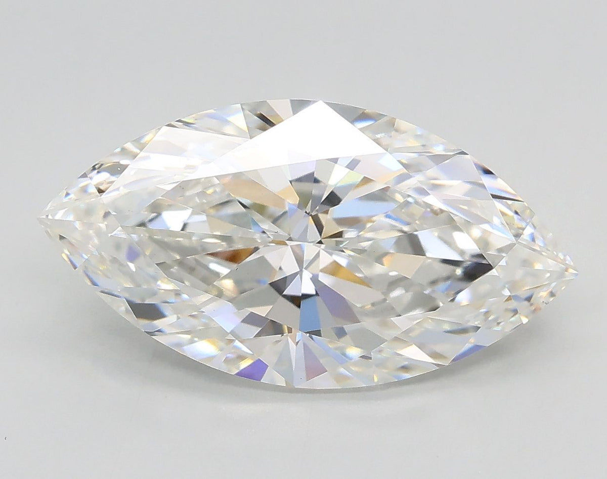 Lab-Grown Marquise Diamond - 3.5 Carats, F Color, VS1 Clarity - Certified by IGI - Report Number: LG681507112